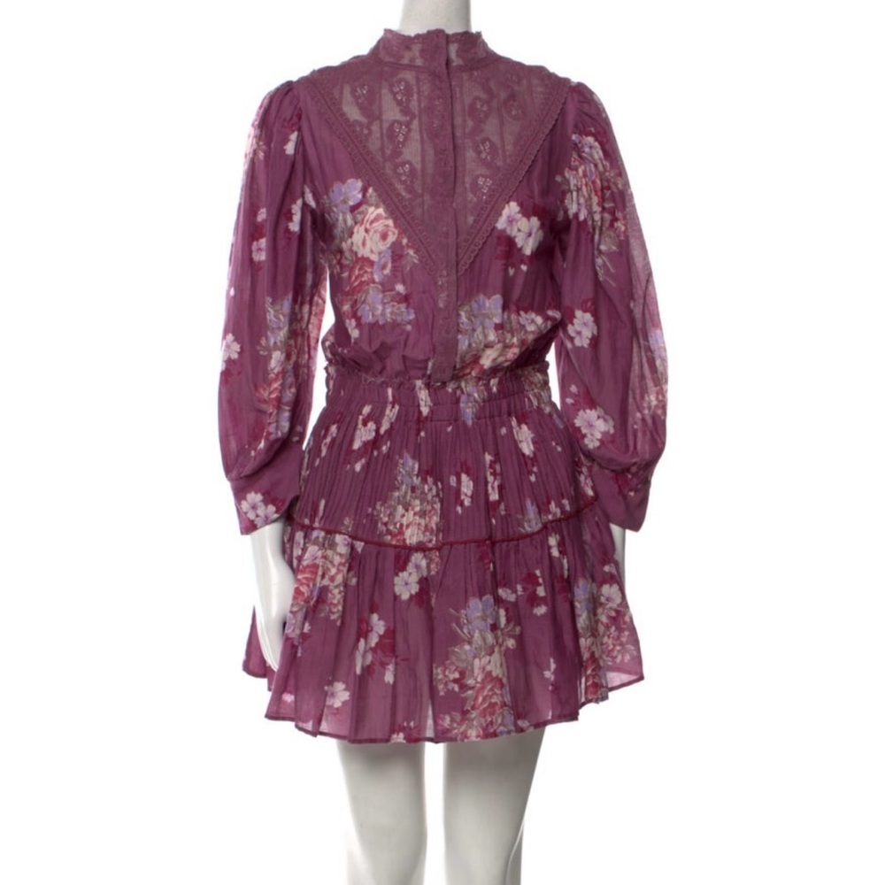 🎀 LoveSchackFancy Viola Floral Lace Print Mini Dress 🎀